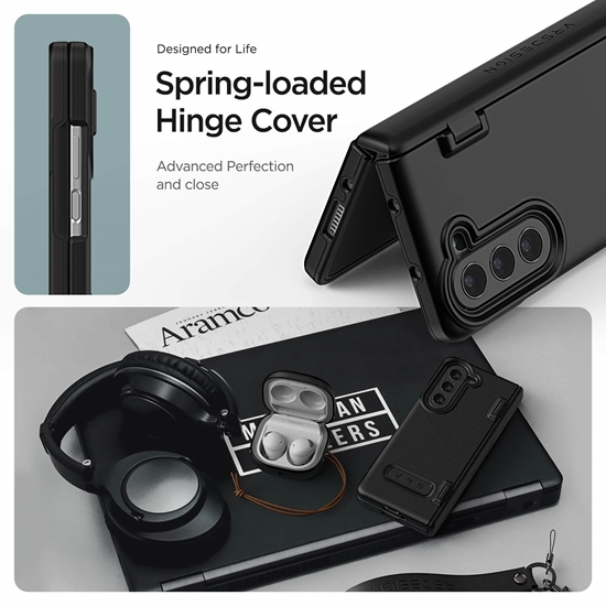 Picture of VRS DESIGN Terra Guard Modern Case for Galaxy Z Fold 5 (Black)